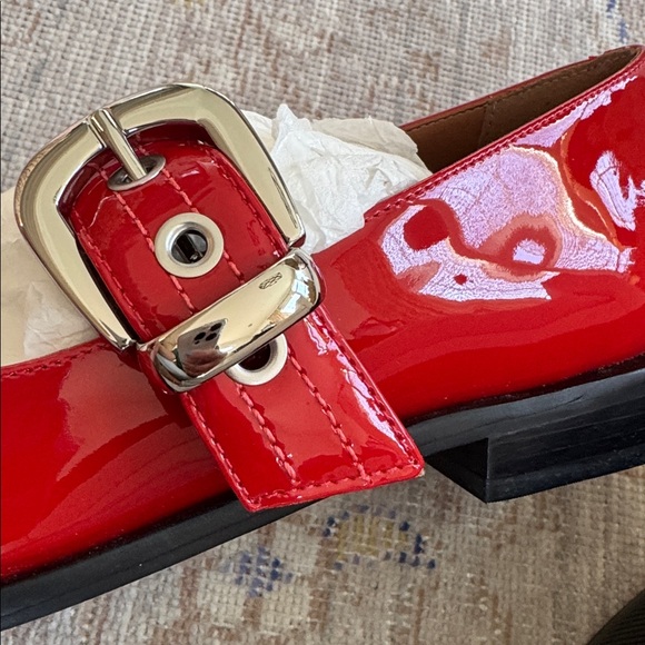 NEW Anthropologie Maeve Pointed-Toe Moto Mary Jane Flats Size 39 - Picture 5 of 10